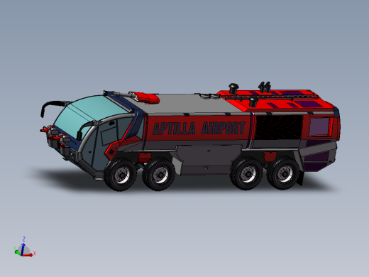 8.重型卡车 3d模型图纸