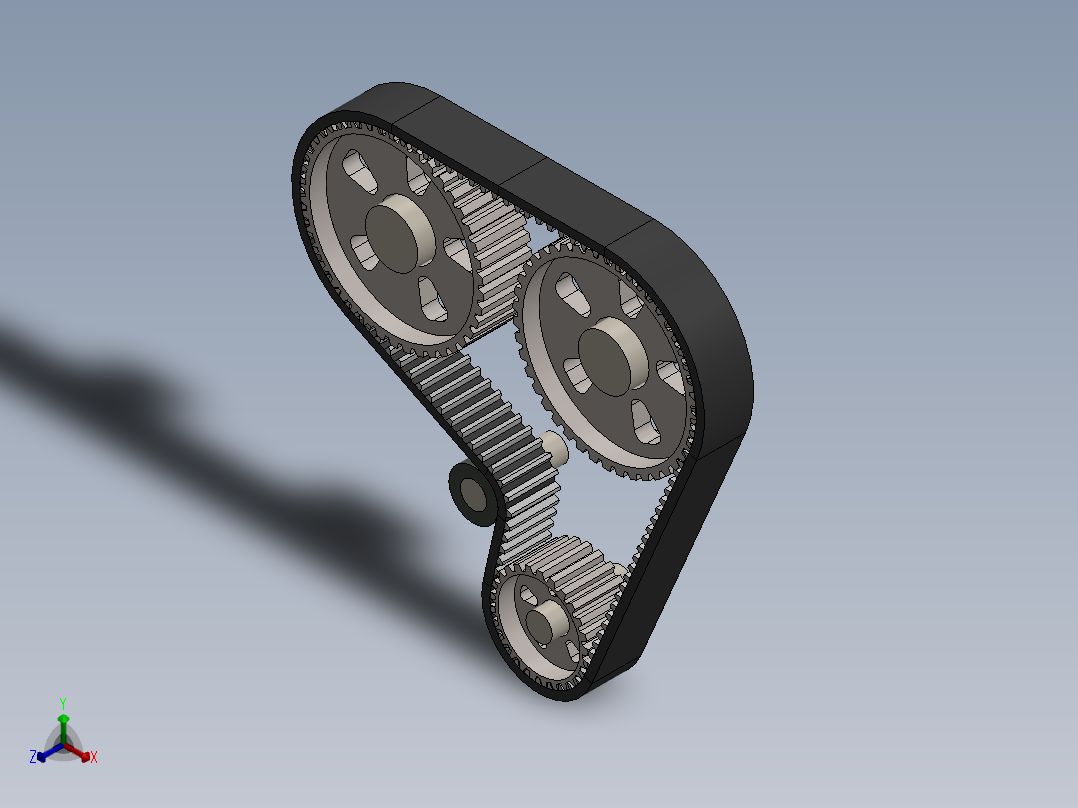 时序带正等轴测图