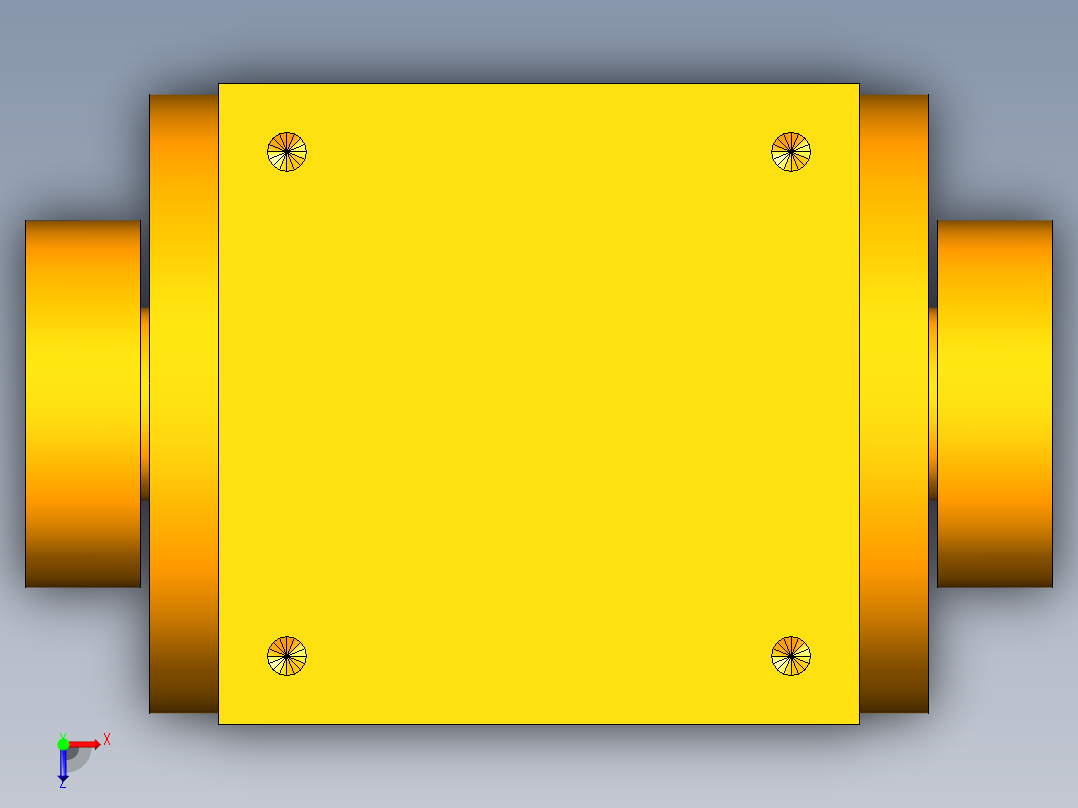 换向器PW140双边锁紧 PLX120-L1 22-110-145-M8.stp俯视图