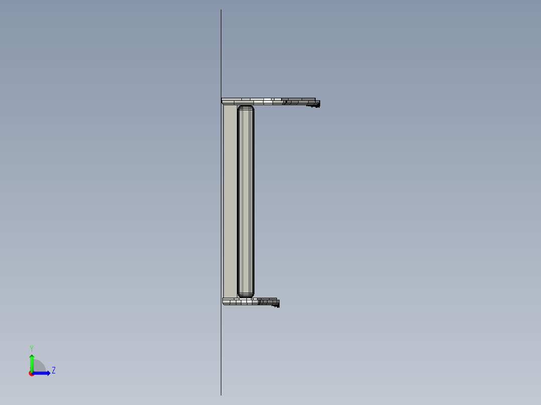 bed-mab-93-木制床左视图
