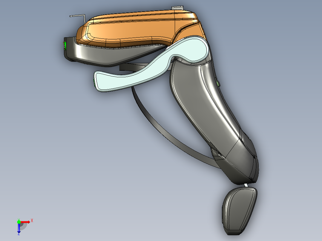 客车座椅俯视图