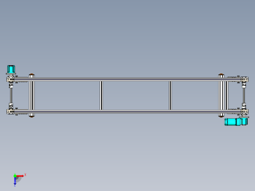 LE-大驱动头倍速链单向运转俯视缩略图