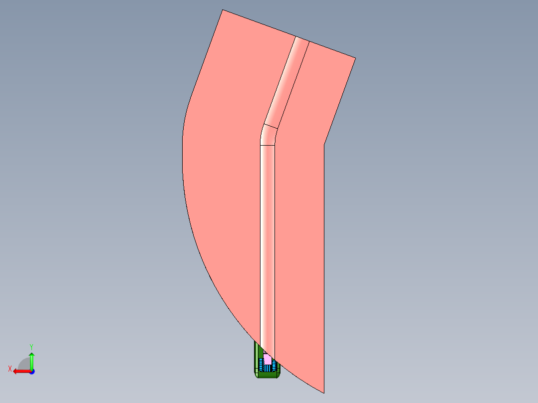 未来的高速运输悬浮低压钢管高铁后视图