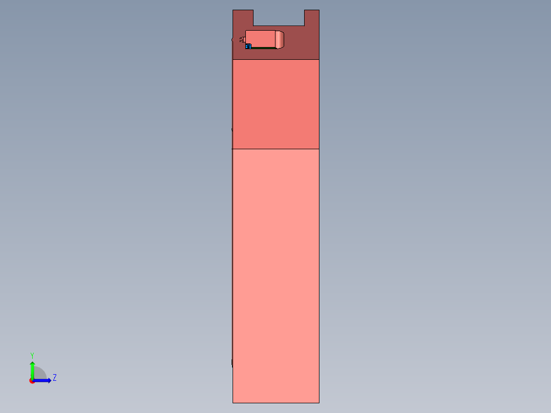 未来的高速运输悬浮低压钢管高铁左视图
