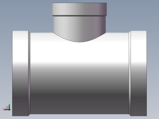 三通-异径 DN32-DN20后视缩略图