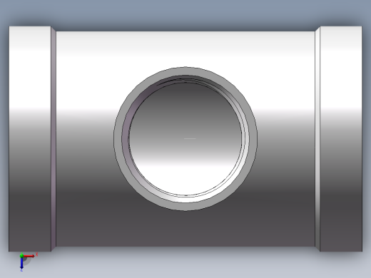 三通-异径 DN32-DN20俯视缩略图