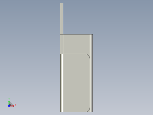 基恩士LV-S41L_bracket_kc图纸模型前视缩略图