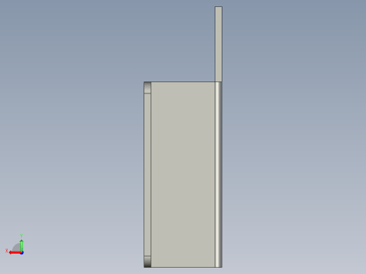 基恩士LV-S41L_bracket_kc图纸模型后视缩略图