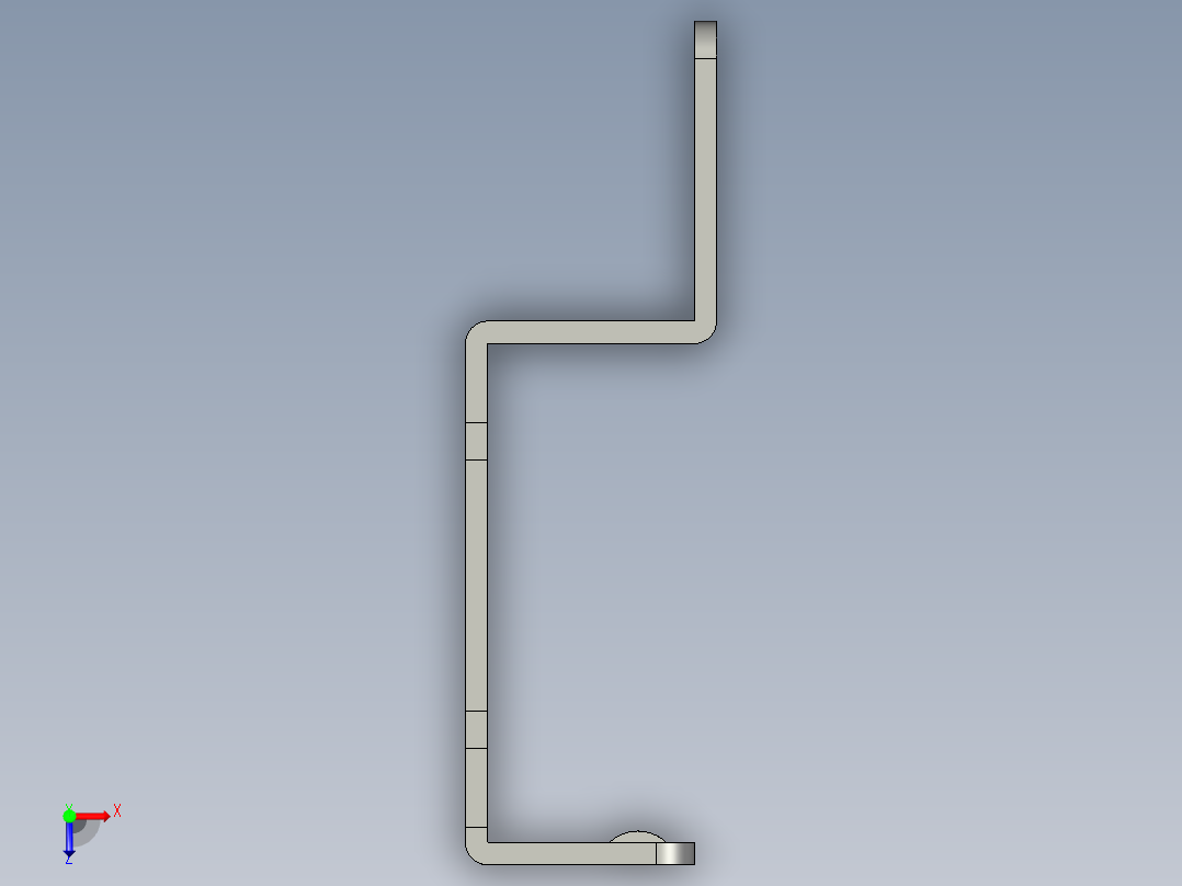 基恩士LV-S41L_bracket_kc图纸模型俯视图