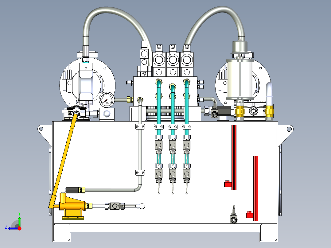 液压动力单元10右视图