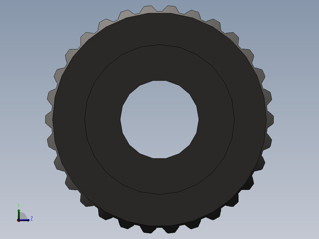 Q130-圆锥齿轮设计系统的开发【三维SolidWorks】后视图