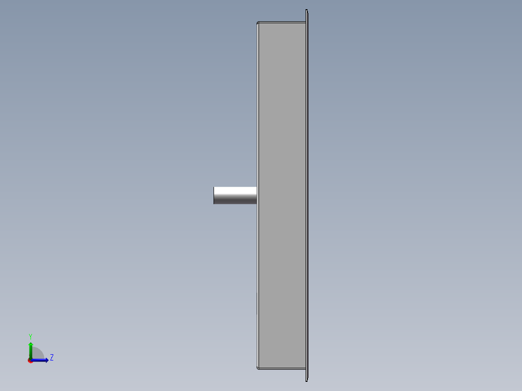 咖啡手冲区台面沥水盘左视图
