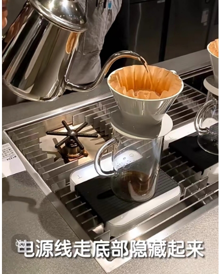 咖啡手冲区台面沥水盘