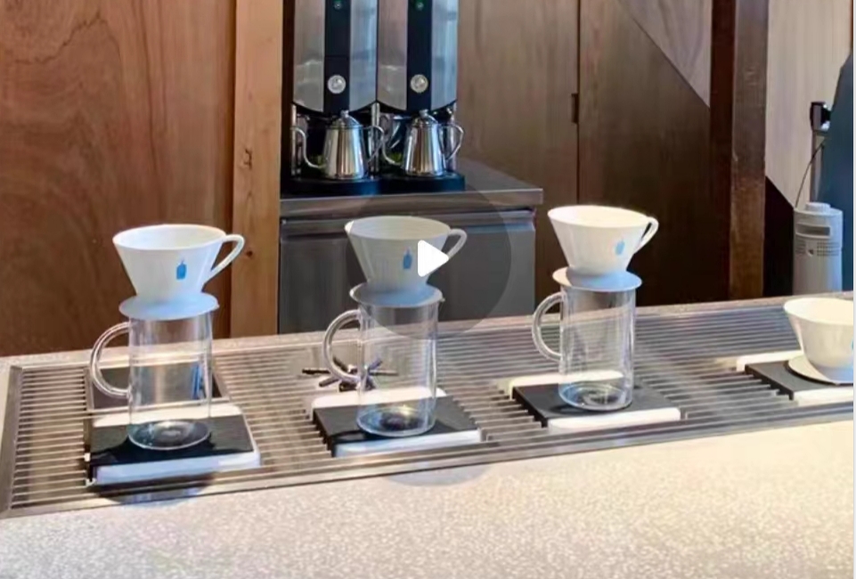 咖啡手冲区台面沥水盘