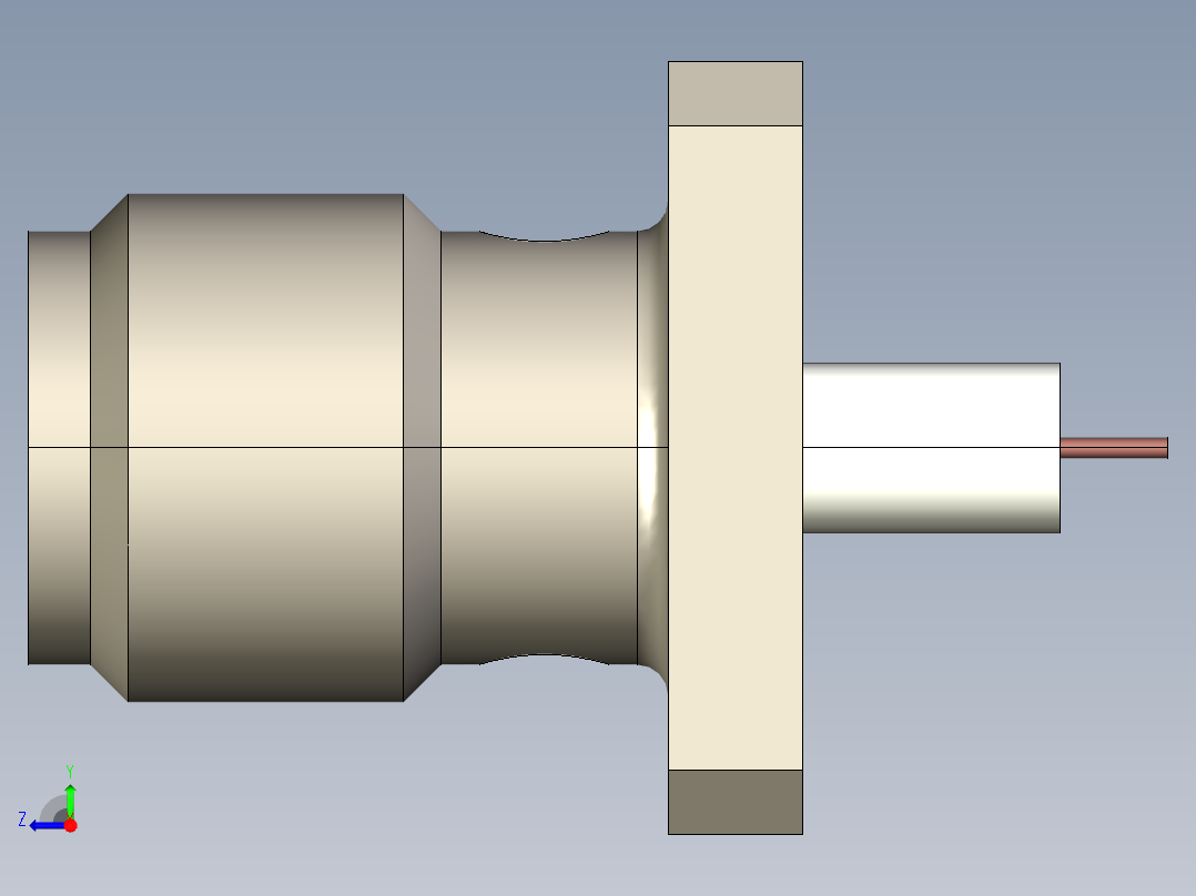 SMA接口27右视图
