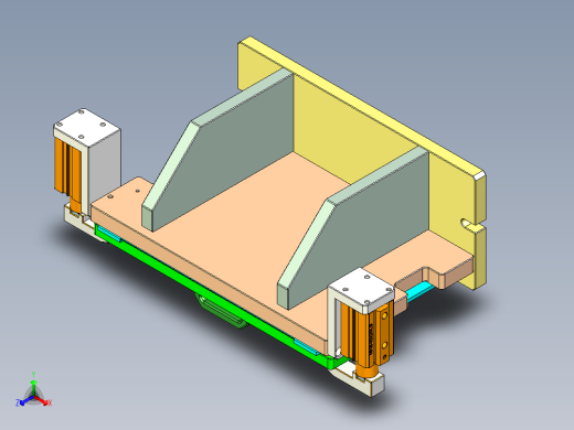 REACHER-A-笔记本CNC工装夹具三维模型cnc2-0425正等轴测缩略图