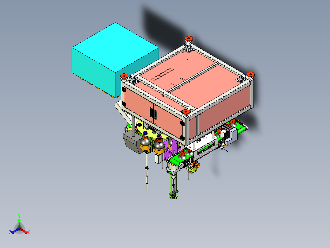 节能灯自动装配机step