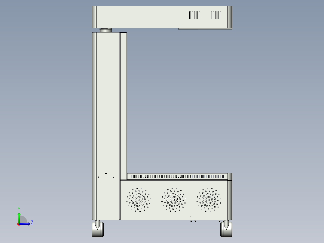 艾灸仪sw18可编辑左视图