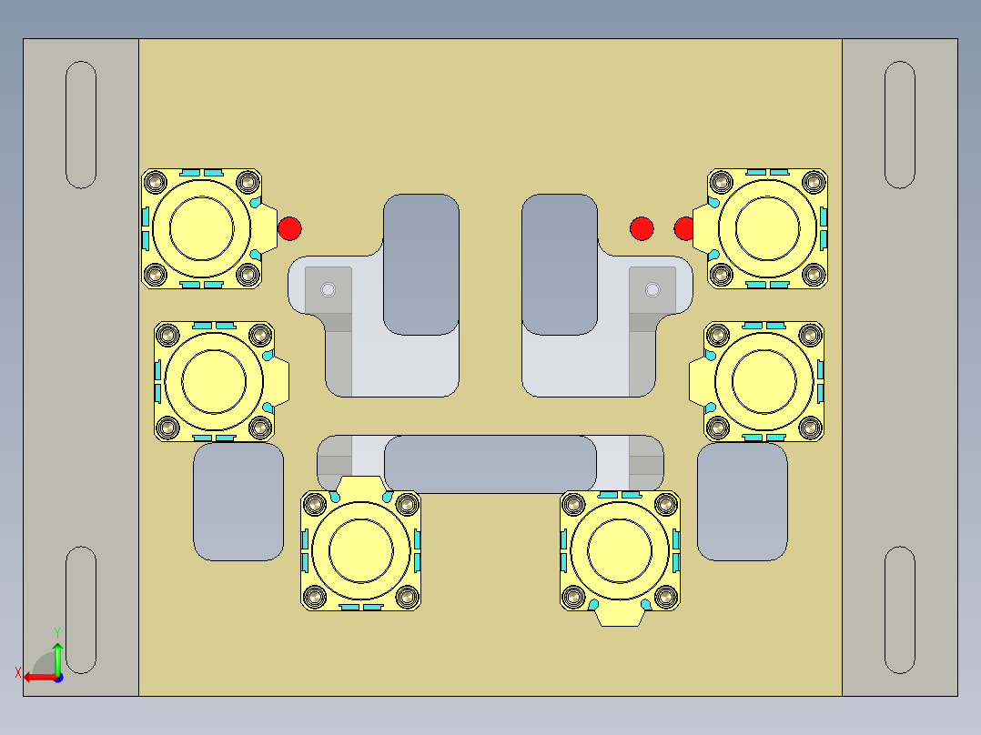 UX363-C-笔记本CNC工装夹具三维模型CNC2-191106后视图