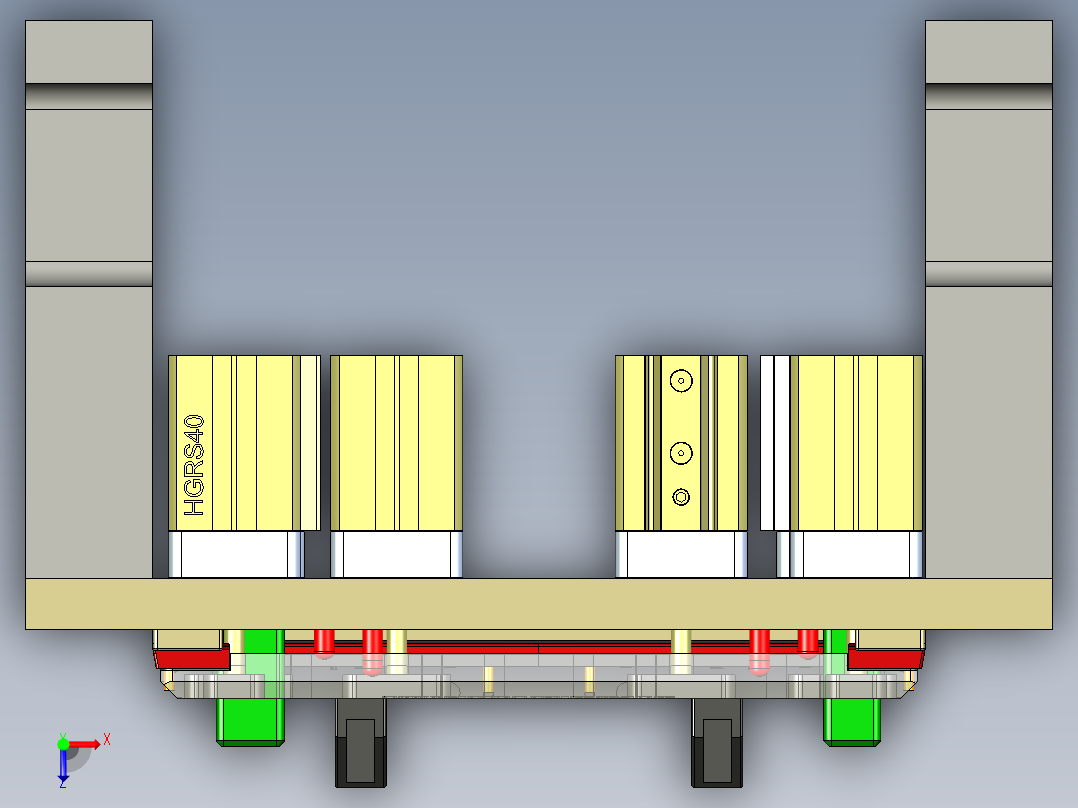 UX363-C-笔记本CNC工装夹具三维模型CNC2-191106俯视图