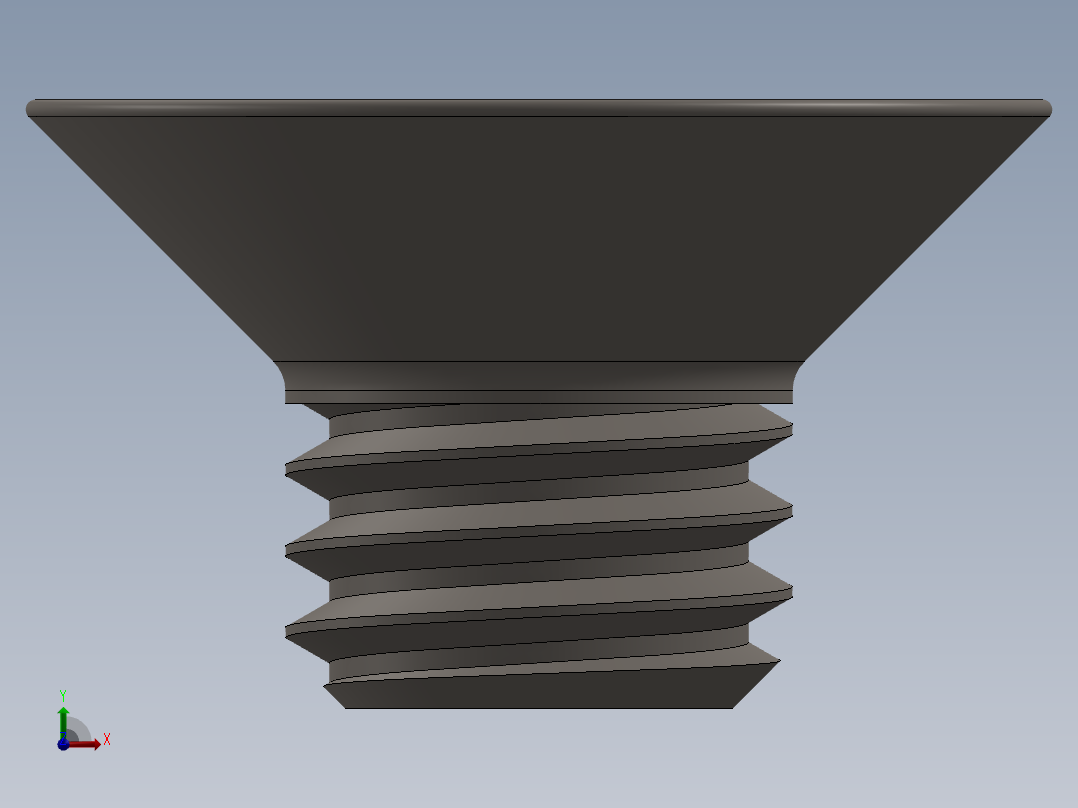 Screw_ISO_10642_M5x6_A2.SLDPRT前视图