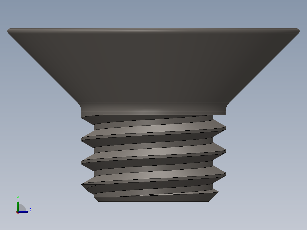 Screw_ISO_10642_M5x6_A2.SLDPRT左视图