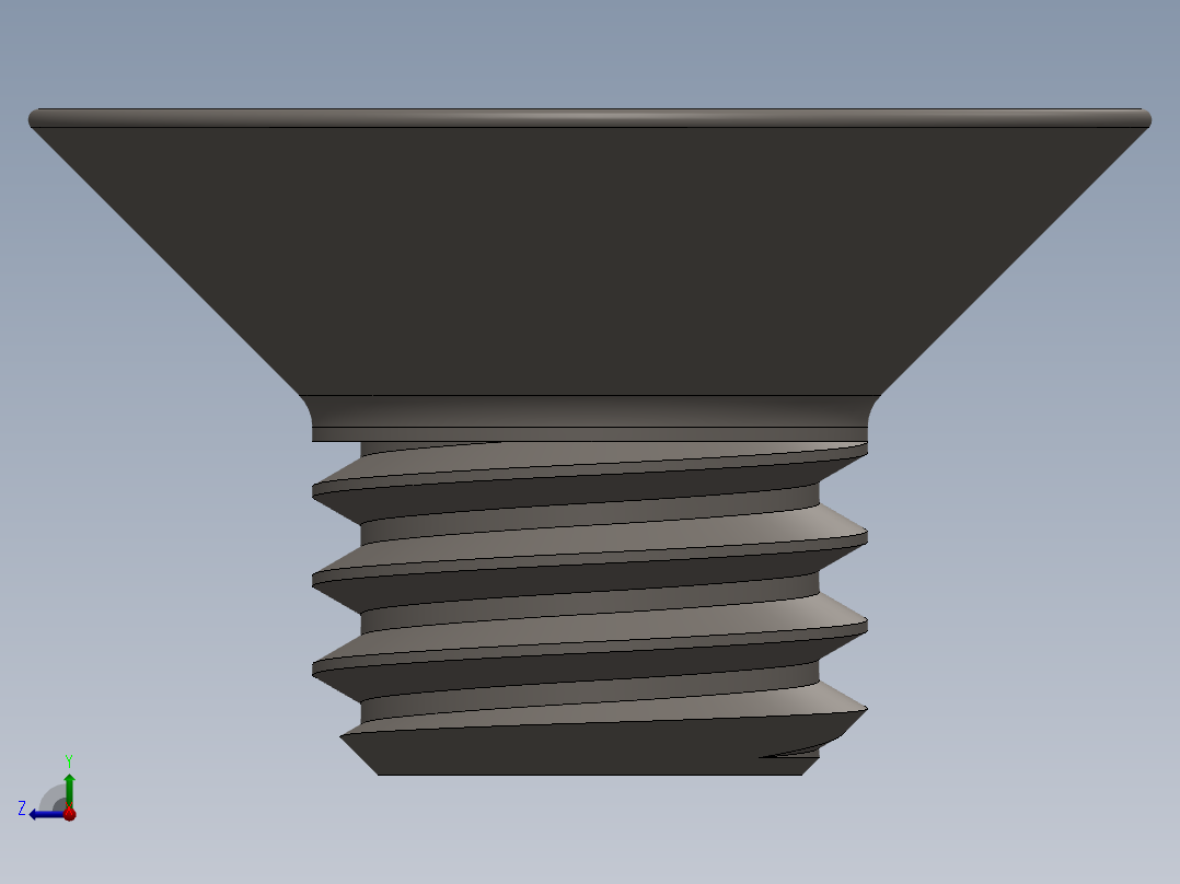 Screw_ISO_10642_M5x6_A2.SLDPRT右视图