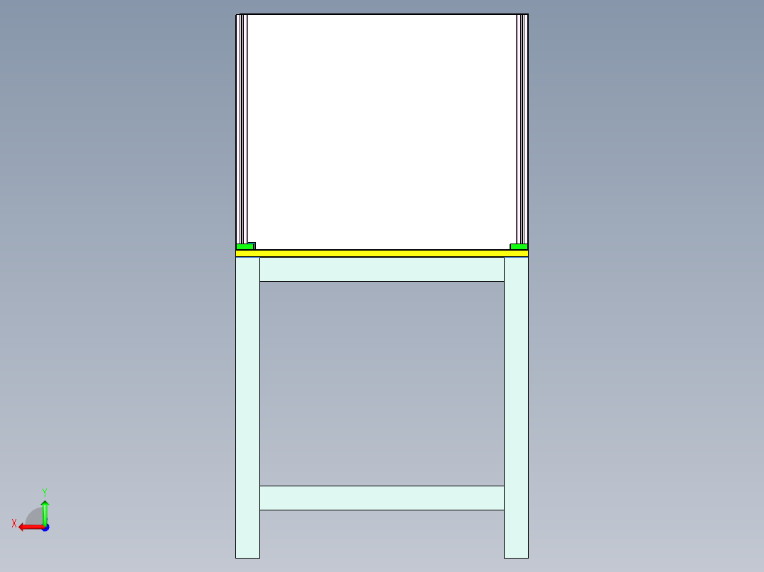 端子测试设备后视图