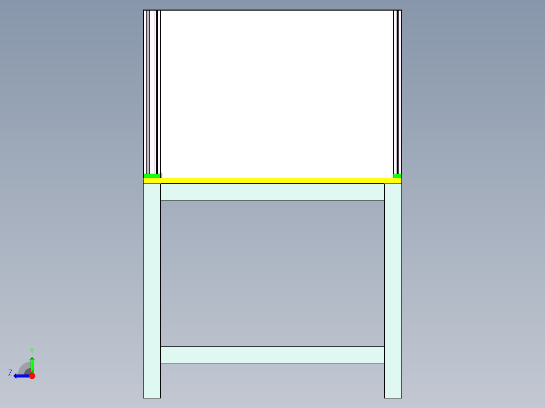 端子测试设备右视图