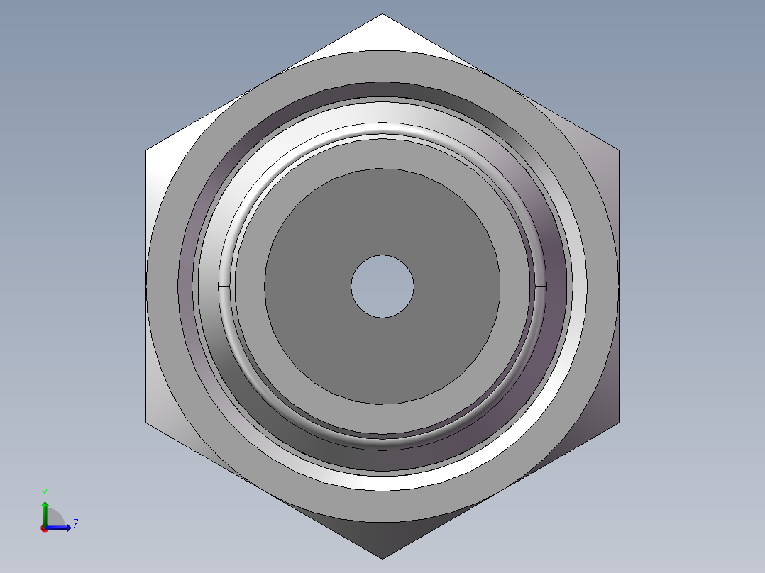 直通变径接头、2D-20-52左视图