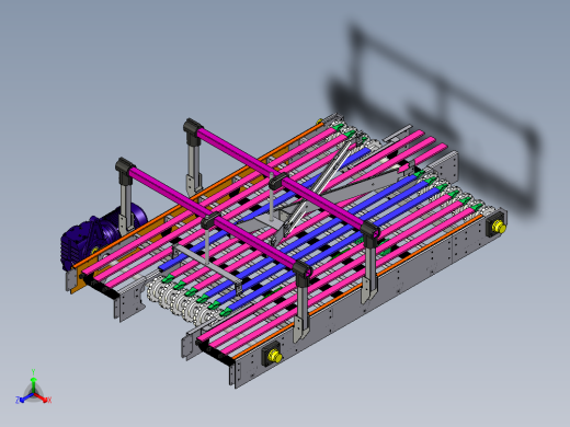 链板输送机模型