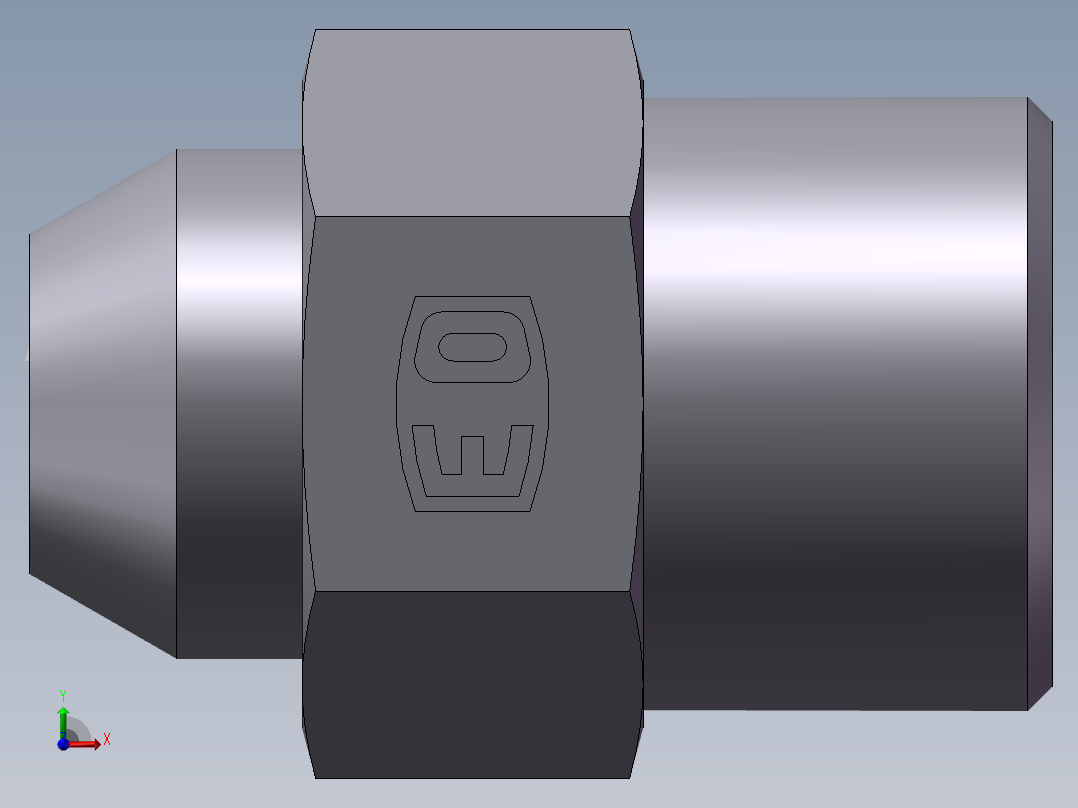 焊接直接头、1DW-18-10前视图