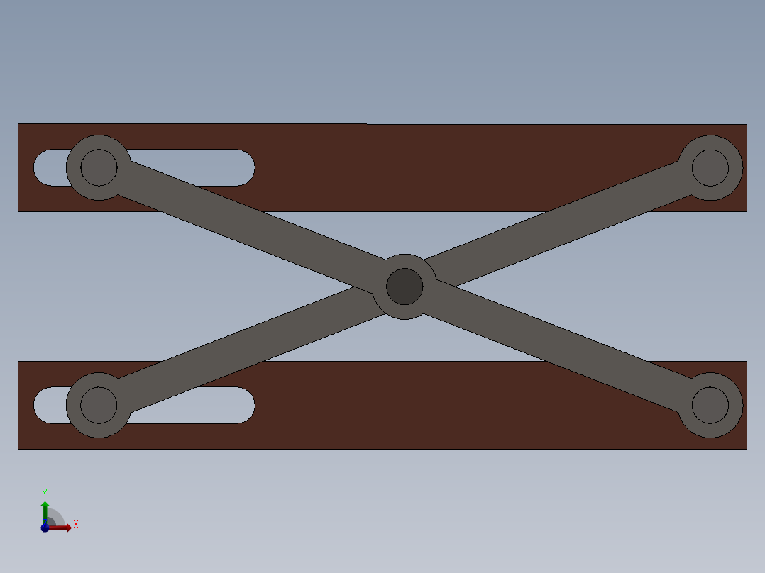 升降台 (2)前视图