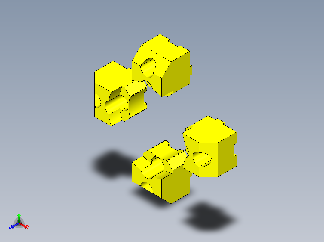 外夹式四转卡盘