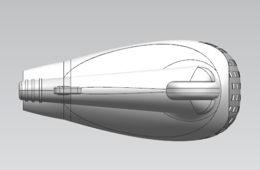 吹风机UG建模缩略图