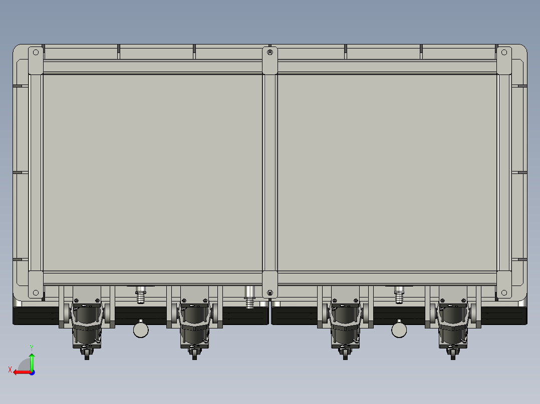 WRT-E02-10真空箱组件后视图