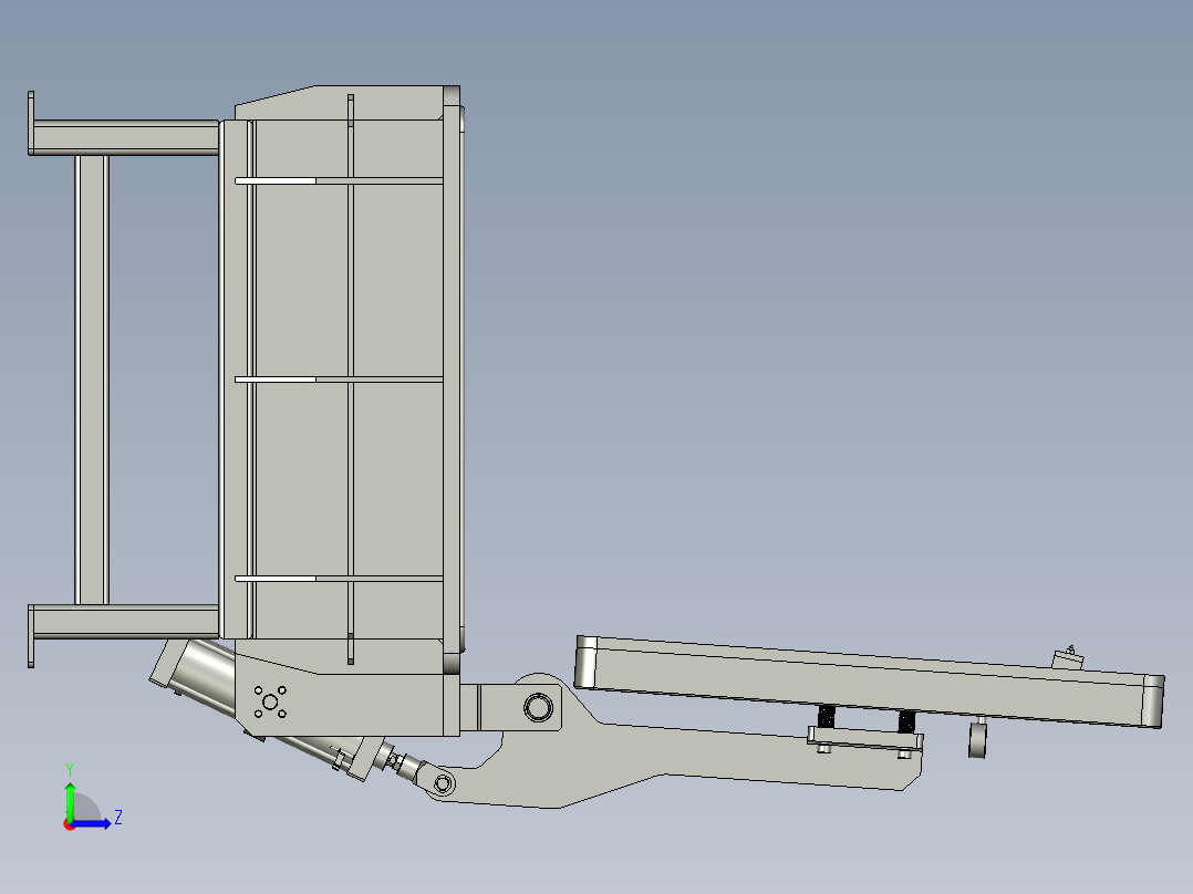 WRT-E02-10真空箱组件左视图