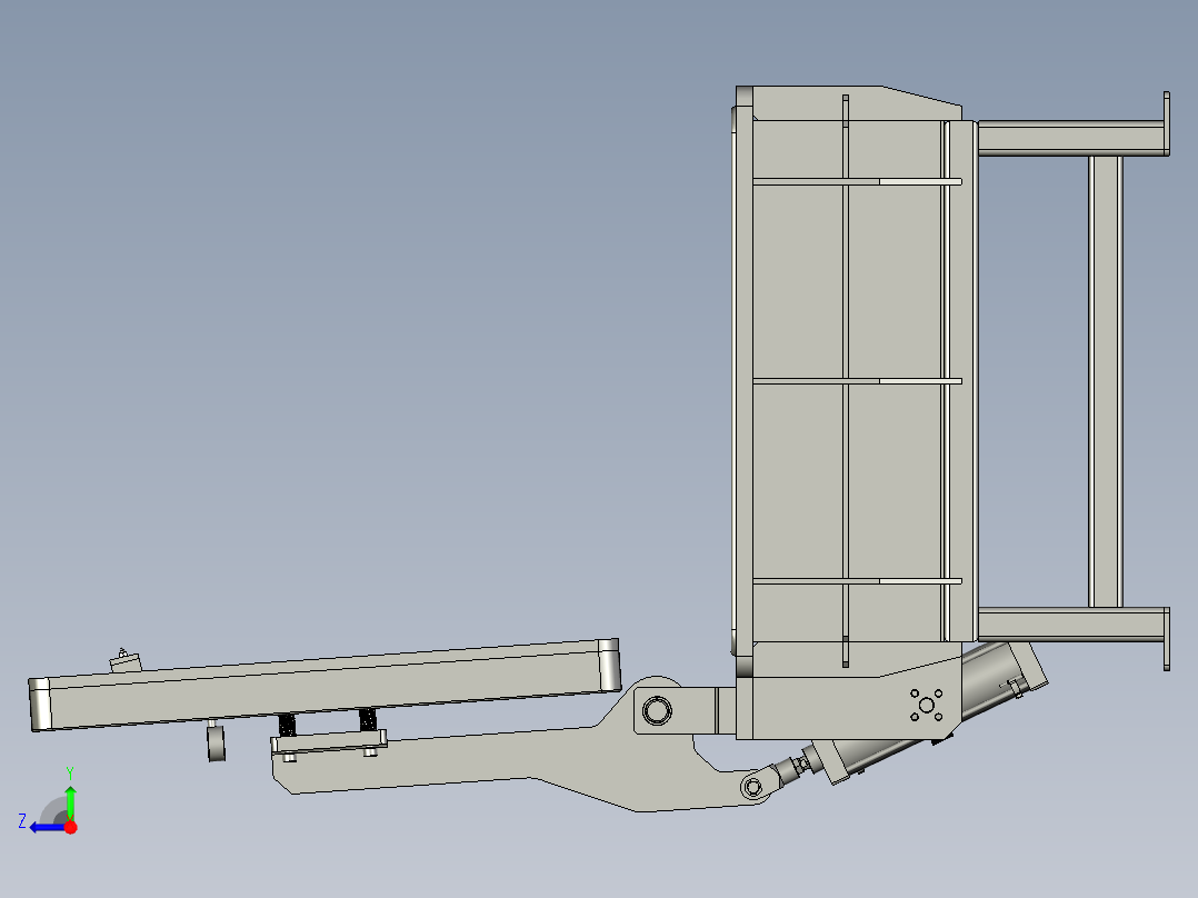 WRT-E02-10真空箱组件右视图