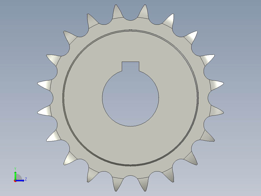 PK-KX07-19链轮-AT左视图