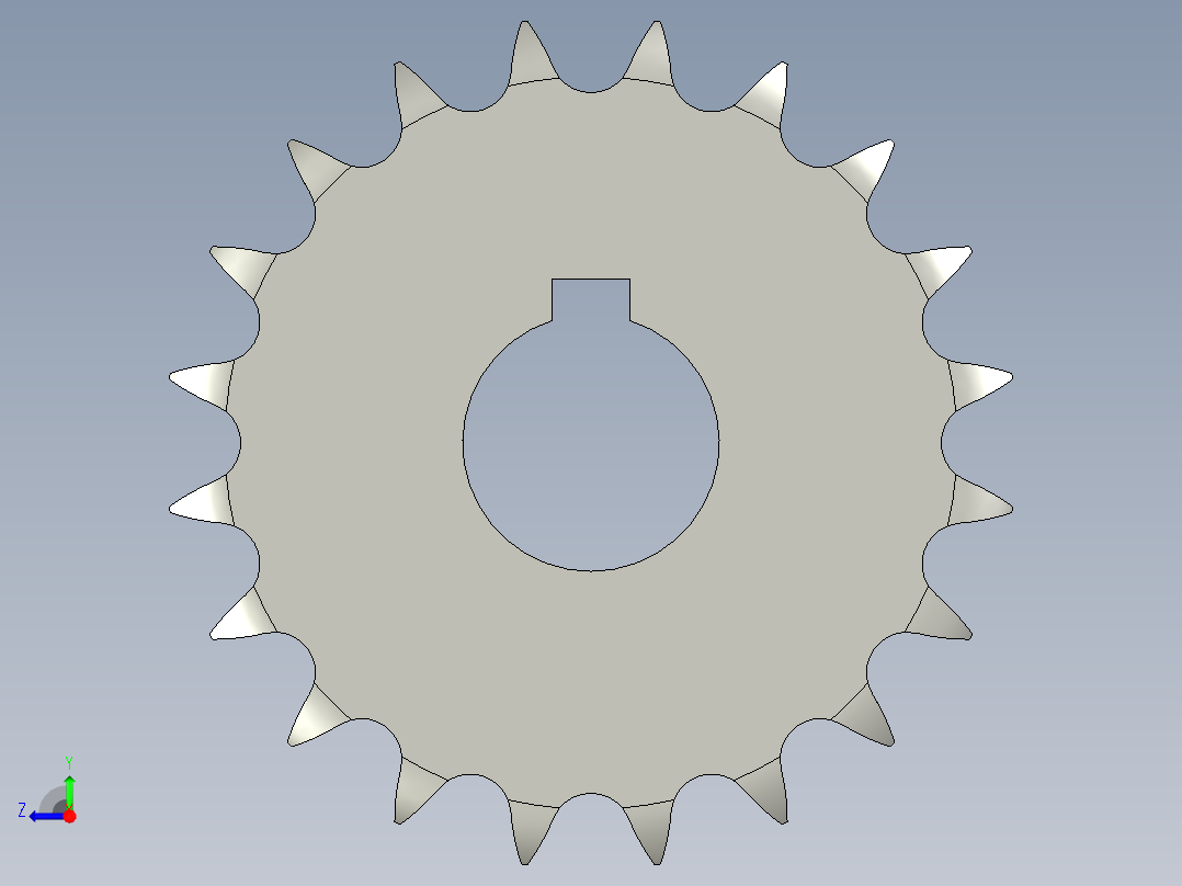 PK-KX07-19链轮-AT右视图