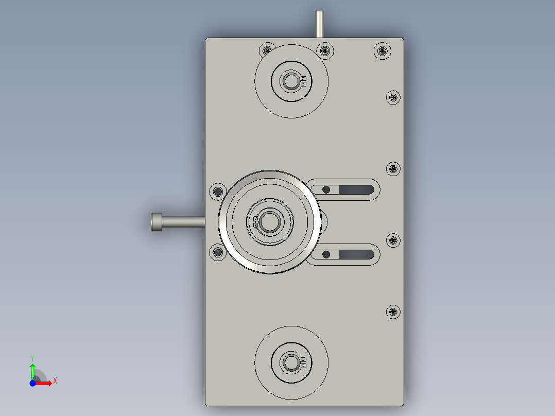 170423A4-同步带惰轮组件前视图