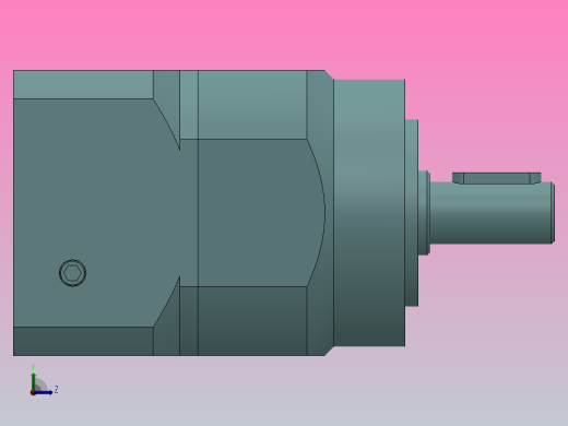 PLE60(孔输出)精密行星减速机[PLE60-4-S2-P2-14]左视缩略图