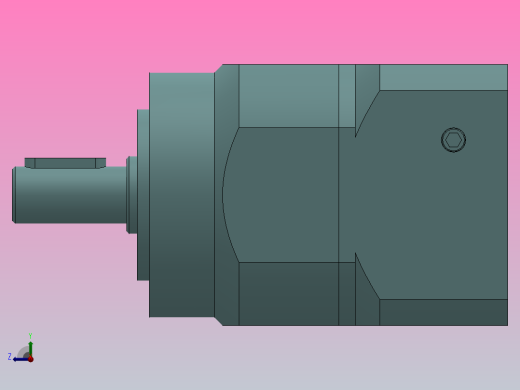 PLE60(孔输出)精密行星减速机[PLE60-4-S2-P2-14]右视缩略图