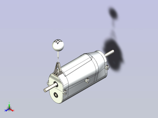 一款手动挡变速箱3D模型
