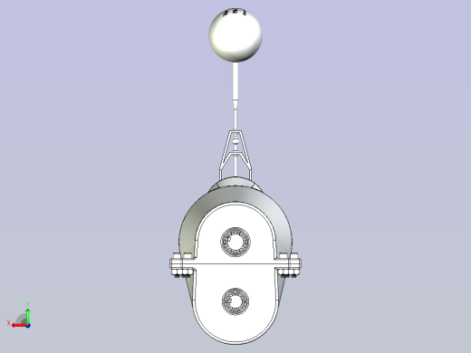 一款手动挡变速箱3D模型后视缩略图