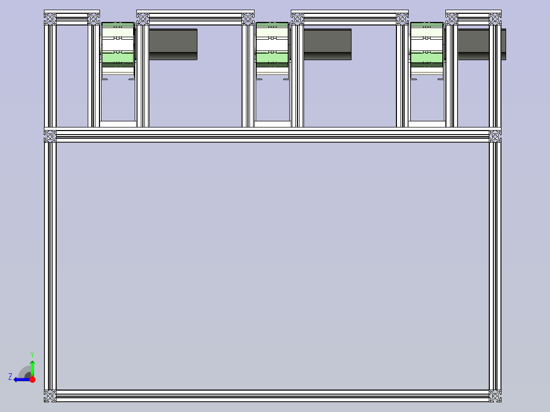 平面输送机构右视图