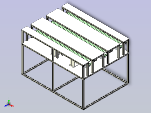 平面输送机构正等轴测缩略图