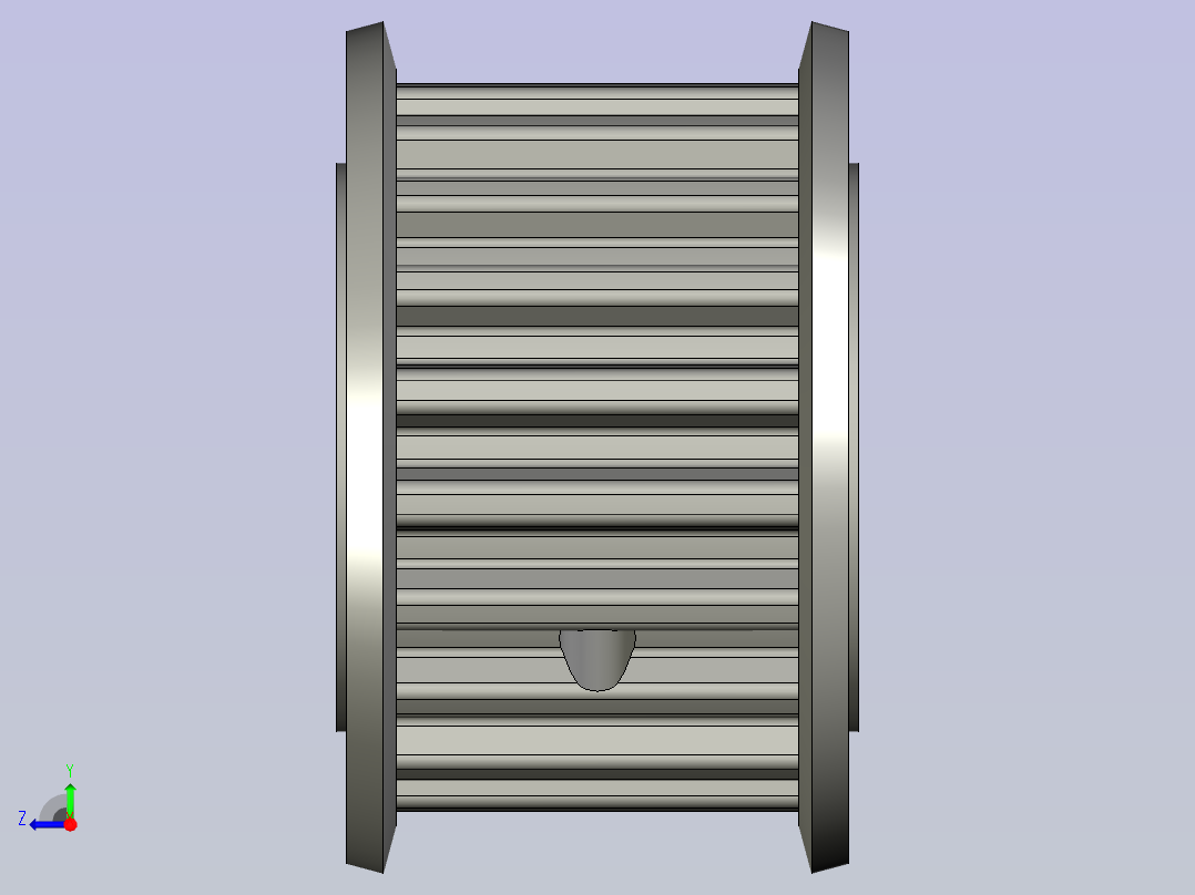 EAP33-T5150-20-A-P-d10同步带轮右视图