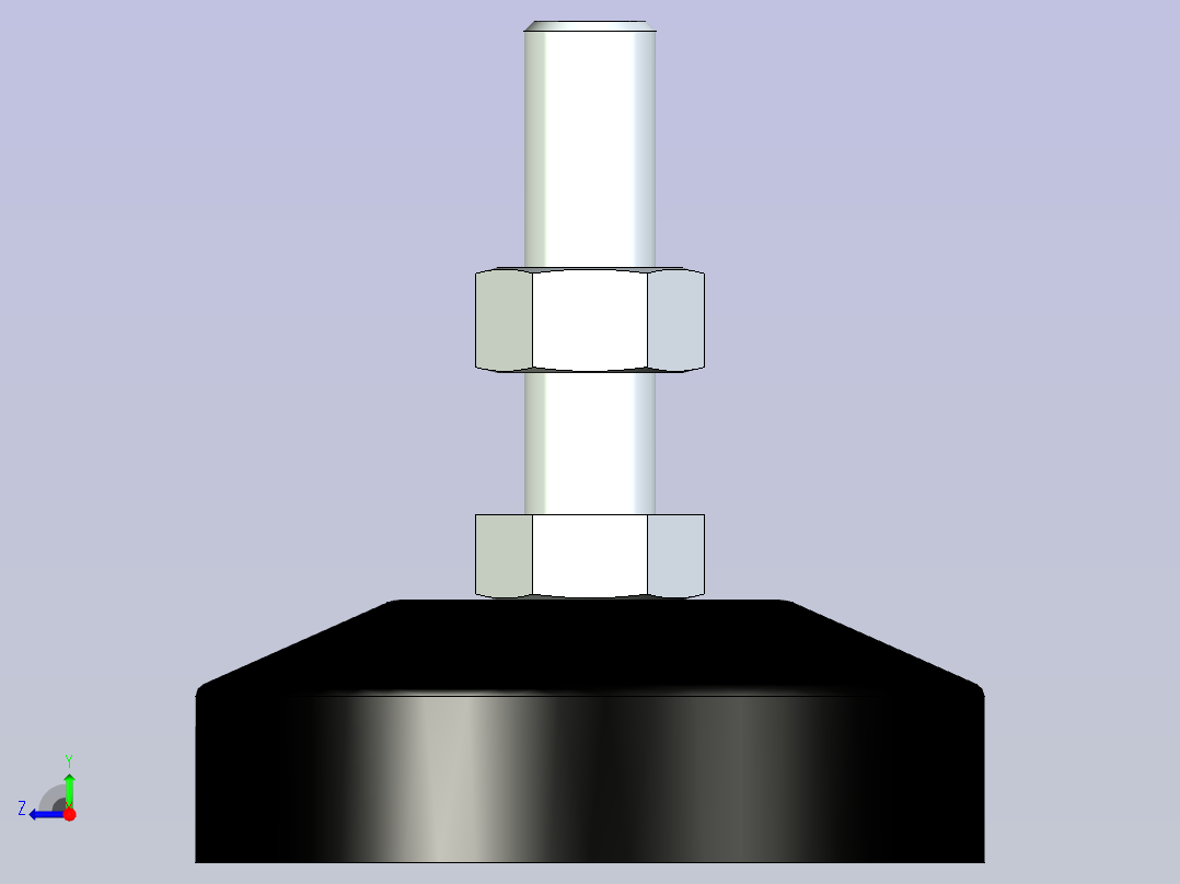 脚轮脚杯3D  WAL22-D120-M20-L75.x_t右视图