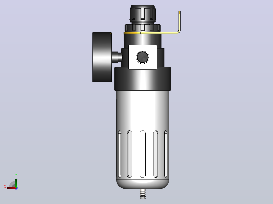 BFR系列过滤调压阀[BFR2000] (3)后视图